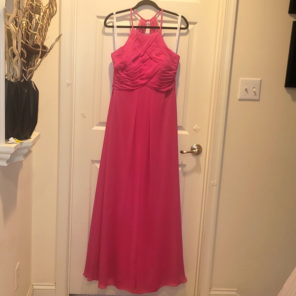 Azazie Ginger Chiffon Fuscia    Gown Wedding Mother Of The Bride Prom Wedding